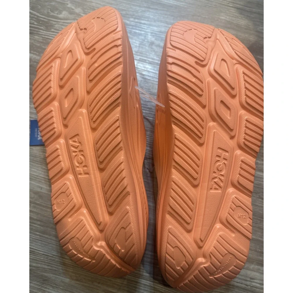 Hoka Ora Recovery Papaya Slip-On Slide Sandal‎ Women's Sz 14, Men's Sz 12 New